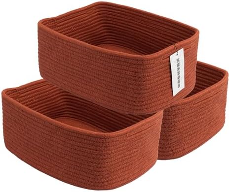 XUANGUO Small Woven Storage Baskets by XUANGUO
