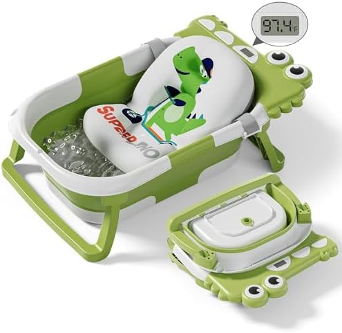Collapsible Baby Bathtub for Newborn, Foldable Baby Bath Tub by Tavlshero
