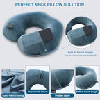 Keemall Inflatable Travel Neck Pillow - Image 5