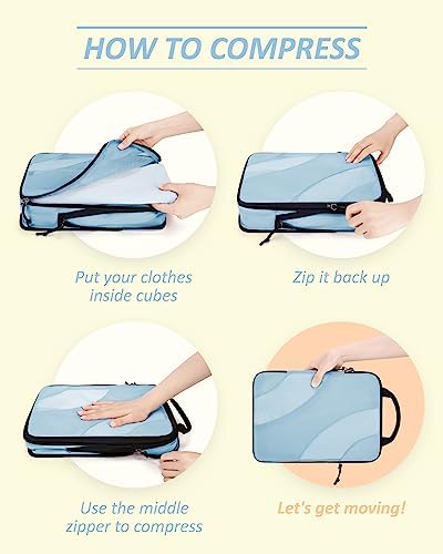 BAGSMART Compression Packing Cubes - Image 4