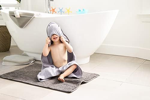 Ubbi Stingray Kneeler, Elbow Rest & Hooded Towel Bundle, Baby and Toddler Bath - Image 4