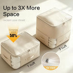 Comforter Storage Bag, Large Capacity Blanket Storage Bags 3-Layer Ultra Space - Image 2
