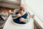 Three Little Tots Modern Silicone Baby Bib – Adjustable Fit Waterproof Catch - Image 4