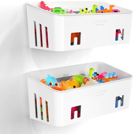 Bath Toy Storage 2 Packs, Large Bath Toy Holder by Lysam
