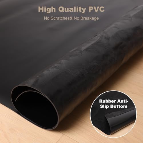 50" x 60" Office Chair Mat for Hardwood Floor, Durable PVC Floor Protector - Image 6