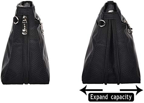 Vercord Expandable Nylon Handbag Purse Organizer Insert Liner Shaper Bag in Bag - Image 4