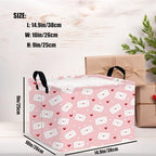 Valentine's Day Basket Gift for Empty Cute Heart Large Storage Bin for Kid and - Image 3