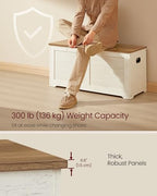 VASAGLE Storage Chest, 39.4 Inches Width Bench - Image 5