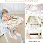 Vicloon Coverall Baby Feeding Bib, Weaning Bib Attaches to Highchair and Table - Image 5