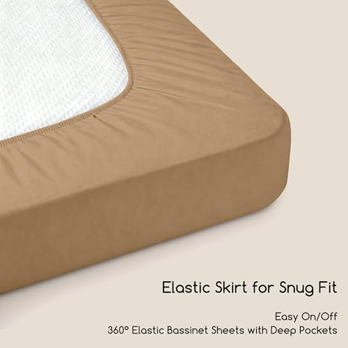 3 Pack Bedside Bassinet Sheets Girl & Boy 33" x 20" Rectangle - Image 5