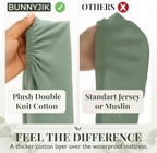 2-Pack GOTS 100% Organic Cotton Bassinet Sheets - Image 3