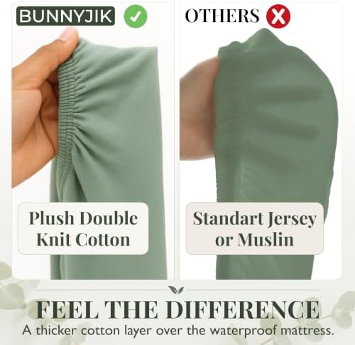 2-Pack GOTS 100% Organic Cotton Bassinet Sheets - Image 3
