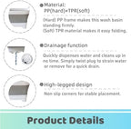 GIMWA 2.4Gal Collapsible Dish Basin - Image 4