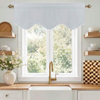 NICETOWN Greyish White Camper RV Curtain Valance - Image 5