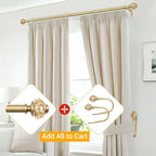 USFOOK Gold Curtain Holdbacks, Decorative Drapery Tiebacks, 2 Pack/1 Pair - Image 3