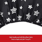 Pack and Play Sheets, Mini Crib Sheets, Stretchy Playard Fitted Sheet - Image 4