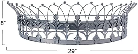 Creative Co-Op Decorative Metal Curtain or Canopy Crown - Image 3