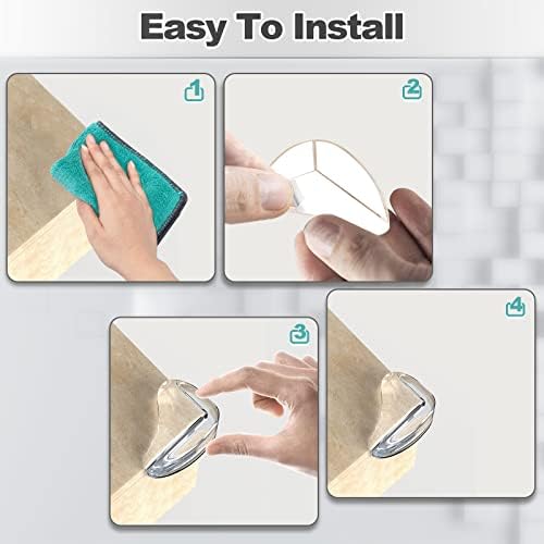 20 Pack Corner Protector Baby Clear Corner Guards Table Corner Protectors Baby - Image 7