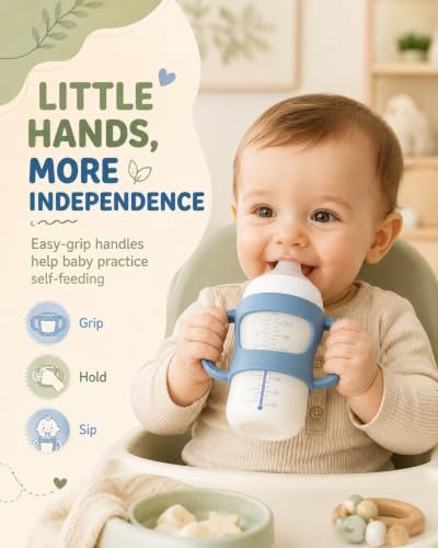 2 Pack Silicone Baby Bottle Handles - Image 2
