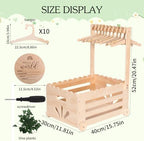 Wooden Baby Shower Crate Closet - Image 2
