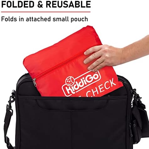KiddiGo Car Seat Travel Bag for Airplane, 33” H x 18” W x 18” D, Fits Most - Image 6