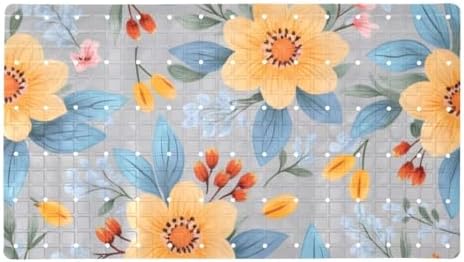 Non Slip Shower Mat Bathtub Mat 15.1x26.8 Inch, Quick Dry Bath Mat by Anna+Cowper