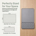 Gray Sliding Tray Pad Compatible - Image 3