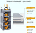 4-Shelf Hanging Closet Organizer and Storage - Image 3