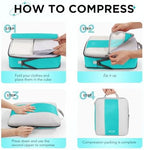OlarHike 10 Set Compression Packing Cubes - Image 3