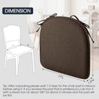 TushGuard Chair Cushions, 4 Pack Memory Foam Chair Pads - Image 5