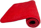 Red Bathroom Rugs Water Absorbent Chenille Bath Mat by Eanpet