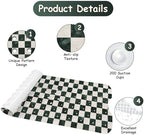 Bathtub Mat Non Slip, Checkered Extra Long Bath tub Mat Shower Floor Mat - Image 3