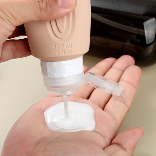 Mrsdry Travel Bottles for Toiletries, Large 6oz Oversize Containers, BPA Free - Image 4