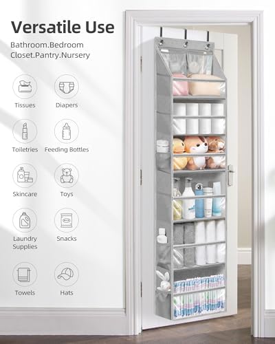 STORAGE MANIAC Over the Door Organizer 6-Shelf Closet Hanging Storage - Image 6