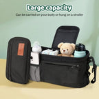 Stroller Organizer with Cup Holder, Non-Slip Stroller Caddy Baby Essentials - Image 4