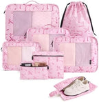 LIGHT FLIGHT 8 Set Packing Cubes by LIGHTFLIGHT