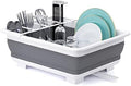 THANSTAR Collapsible Dish Drying Rack Portable Dinnerware Drainer Organizer by THANSTAR
