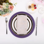 SHACOS 100 PCS Round Paper Placemats 13 inch Disposable Paper Place Mats - Image 6