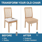Smiry Waterproof Seat Covers for Dining Room Chairs - Image 7