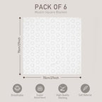 GLLQUEN BABY Receiving Blankets Muslin Swaddle Blanket - Image 4