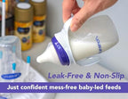 CHUBBIEE Baby Bottle Handles for Lansinoh 5oz & 8oz Bottles, Ergonomic Non-Slip - Image 5