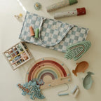 mushie Baby Diaper Caddy | Newborn Essentials Organizer - Image 3