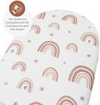 Muslin Bassinet Sheets for Maxi COSI Iora, Delta Children, Munchkin Brica - Image 3