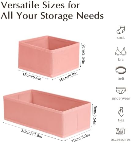 DIMJ Drawer Organiser System, Drawer Organiser, Foldable Storage Box, Drawer - Image 2