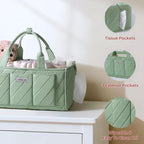 Baby Essentials Diaper Caddy Organizer – Portable Storage Basket - Image 6