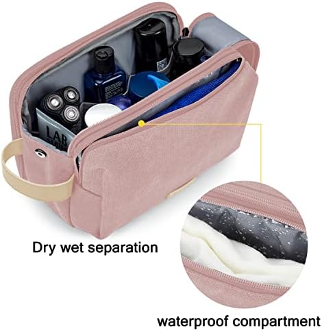 BAGSMART Toiletry Bag for Women, Cosmetic Makeup Bag Organizer, Travel Bag for - Image 3