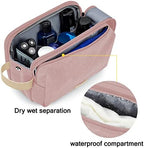 BAGSMART Toiletry Bag for Women, Cosmetic Makeup Bag Organizer, Travel Bag for - Image 3