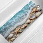LNOND Summer Beach Bathtub Mat Non Slip, 40 X 16 Inch Tub Mat by Lnond
