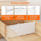 Lifewit 8" Tall Drawer Dividers, Adjustable Deep Drawer Organizer Clothes - Image 5