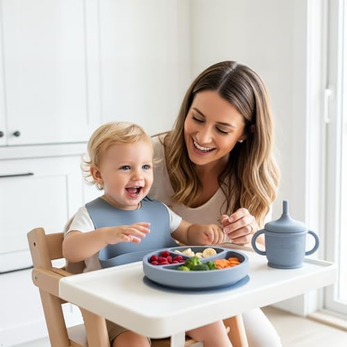 Silicone Baby Feeding Set, Baby plates and bowls Set - Image 3